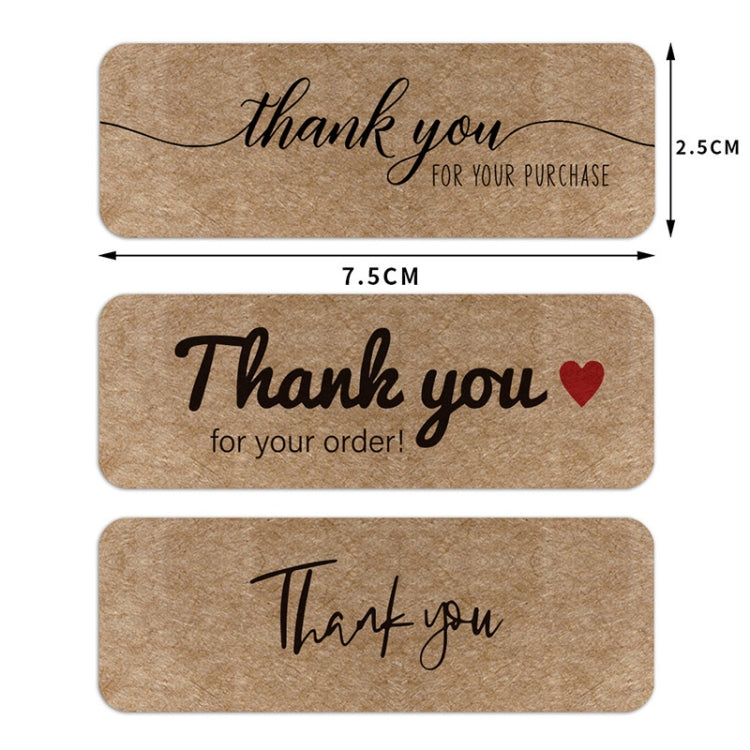 10 Rolls Rectangular Sealing Sticker Label Sticker — F108