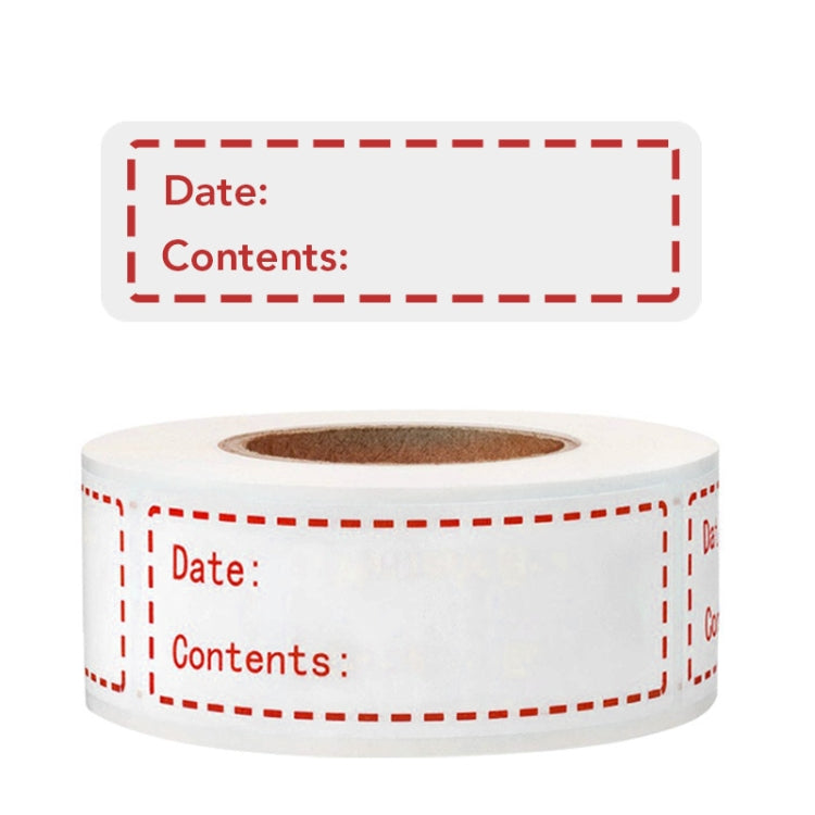 10 Rolls Food Refrigerated Storage Safety Date Marking Label Tearable Sticker — F-66