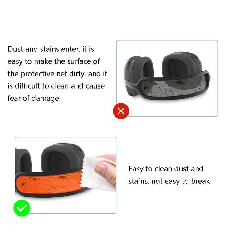 T1 Wireless Bluetooth Headset Beam Silicone Protection Case For Apple AirPods Max