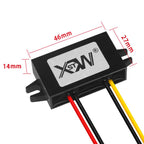 XWST DC 12/24V To 5V Converter Step-Down Vehicle Power Module, Specification: — 12V To 5V 1A Small Rubber Shell