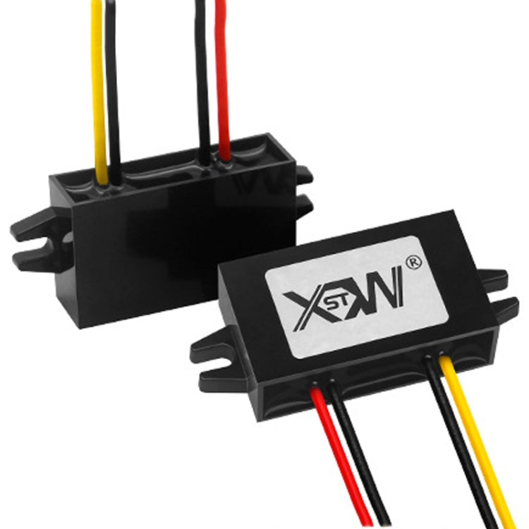 XWST DC 12/24V To 5V Converter Step-Down Vehicle Power Module, Specification: — 12V To 5V 2A Small Rubber Shell