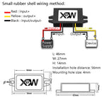 XWST DC 12/24V To 5V Converter Step-Down Vehicle Power Module, Specification: — 12V to 5V 3A Small Rubber Shell