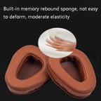 1 Pairs Headphone Sponge Leather Earmuffs For Skullcandy Aviator 2