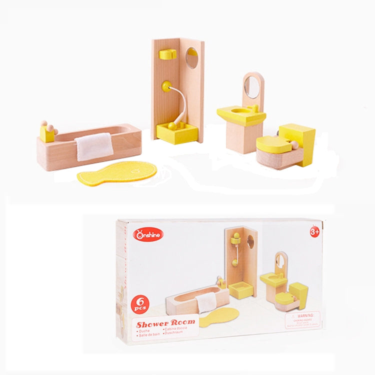 Onshine Pretend Play Scene DIY Role Playing Wooden Furniture Accessories, Style: — Children Room