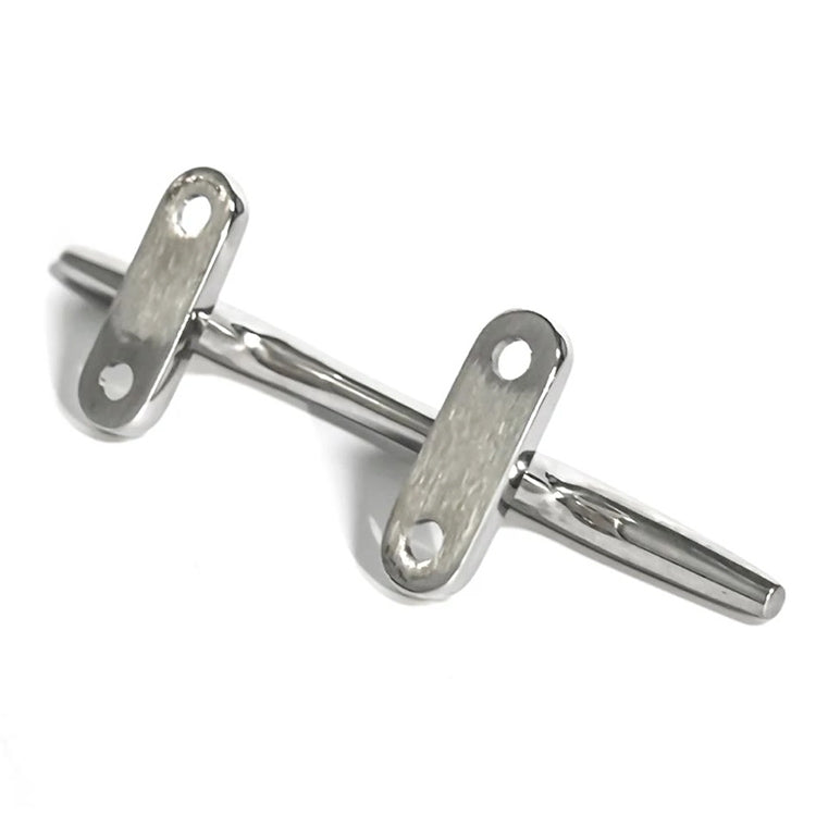 316 Stainless Steel Heavy Round Cable Bolt Yacht Bollard Shofar Pile For Boat — 125mm 5inch
