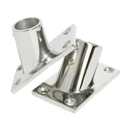 Thicken 316 Stainless Steel 60-Degree Square Tube Base Marine Boat Hardwares, Specifications: