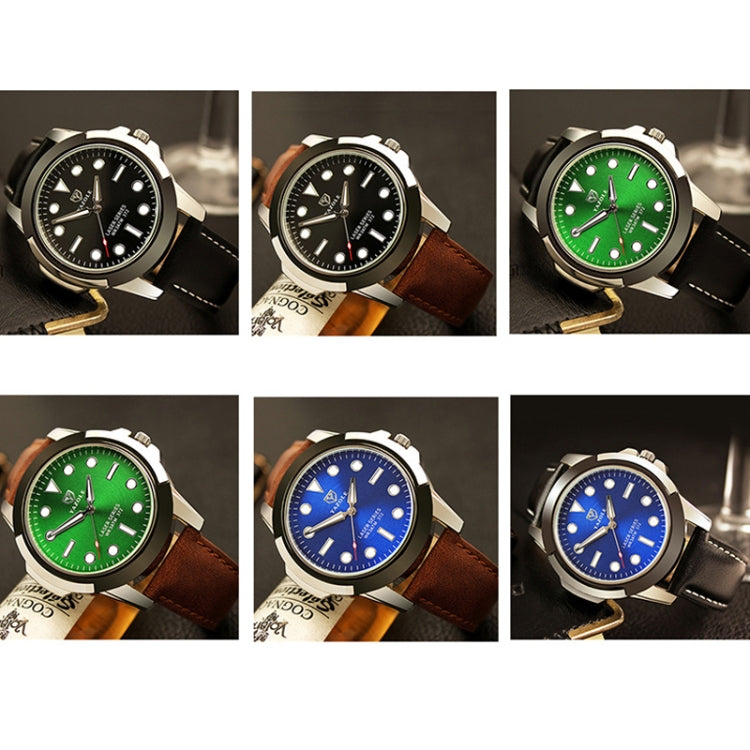 YAZOLE 372 Men Sports Watch Luminous Simple Quartz Watch