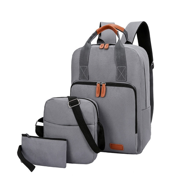 3 In 1 Travel Backpack Student School Bag USB Computer Backpack