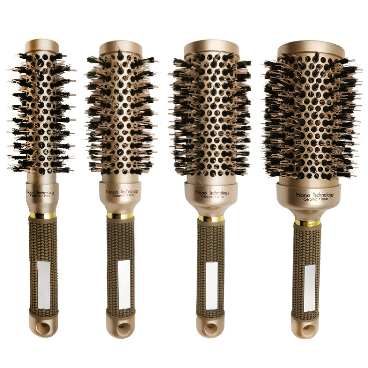 High Temperature Resistant Ceramic Bristles Roller Comb Nylon Needle Cylinder Curling Comb — view 6