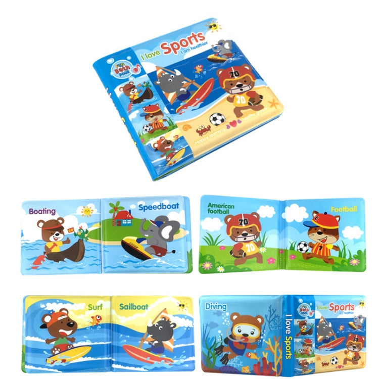 3 PCS EVA Fun Bath Book For Infants Children Playing In Water Early Education Cloth Book Bath Toy — Water Sports