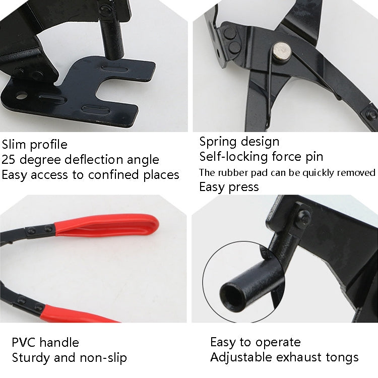 Car Exhaust Pipe Rubber Pad Removal Pliers — view 4