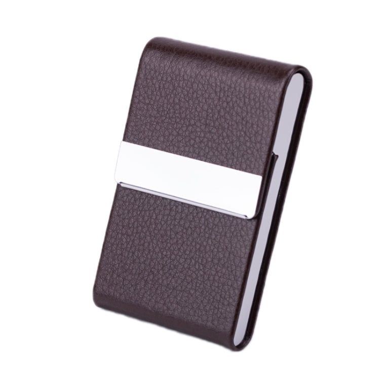 Advertising Business Card Case Business Practical Craft Gift — Brown