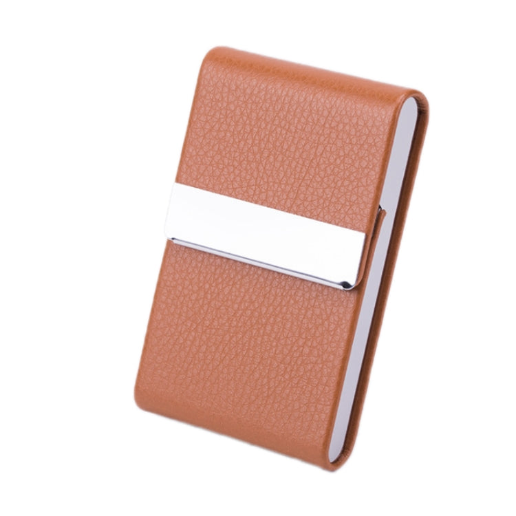 Advertising Business Card Case Business Practical Craft Gift — Apricot
