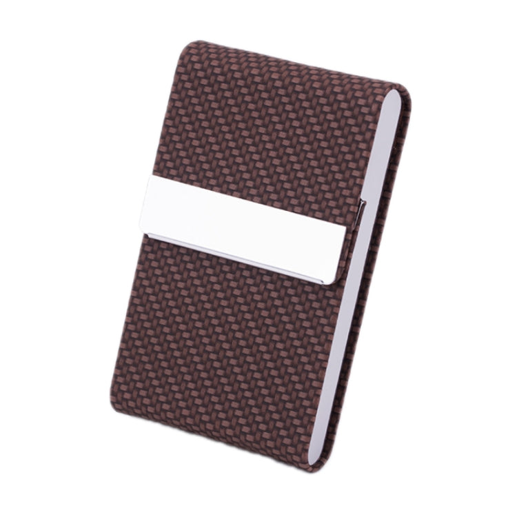 Advertising Business Card Case Business Practical Craft Gift — Woven Coffee