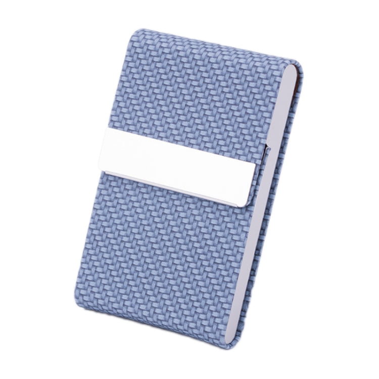 Advertising Business Card Case Business Practical Craft Gift — Woven Blue