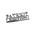 2 PCS Patriot Edition Metal Leaf Board Car Stickers Back Tail Box Label