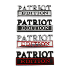 2 PCS Patriot Edition Metal Leaf Board Car Stickers Back Tail Box Label