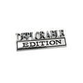 2 PCS Car Modified Metal Car Standard DEPLORABLE Edition Car Stickers