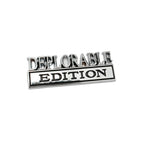 2 PCS Car Modified Metal Car Standard DEPLORABLE Edition Car Stickers