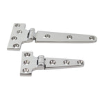 T-Shaped Hinge Thickened Stainless Steel Cabinet Glass Door Hinge — 151x75x4.5mm