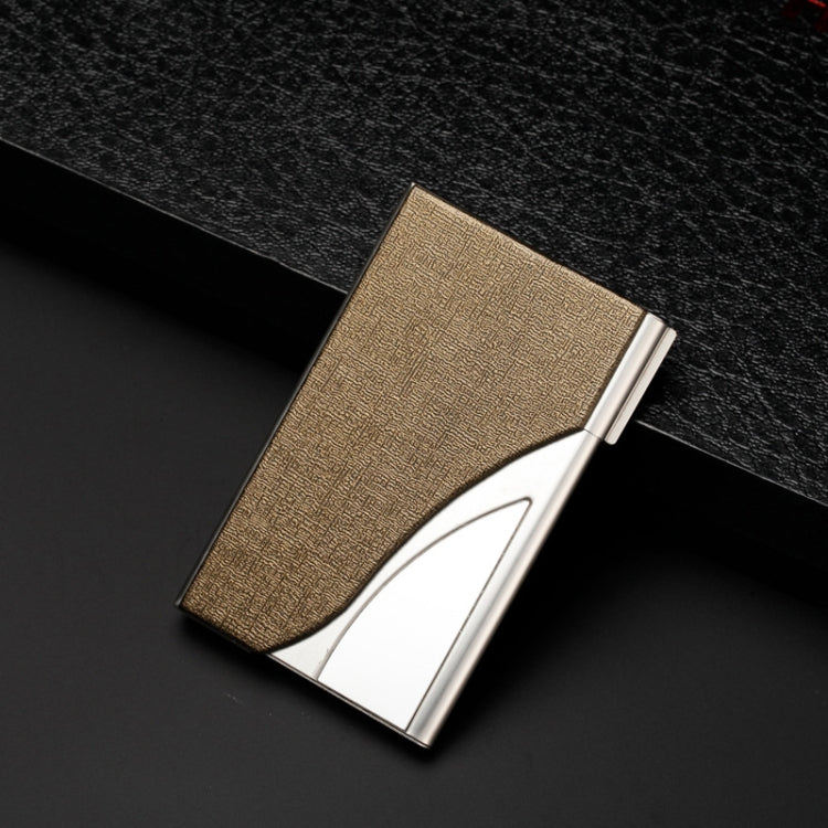 Male And Female Business Large-Capacity Stainless Steel Business Card Case