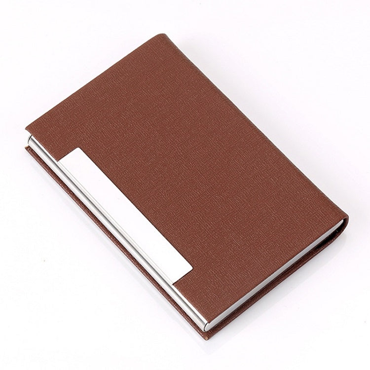 Stainless Steel Business Card Holder — Black
