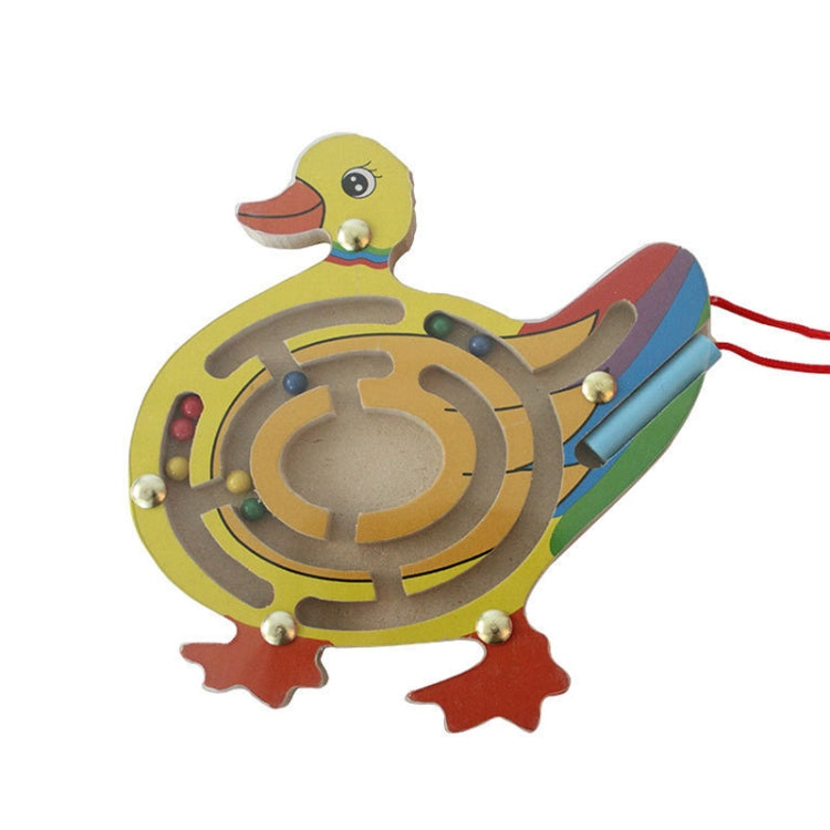 3 PCS Magnetic Ball Maze Children Early Education Intellectual Toys — Duck
