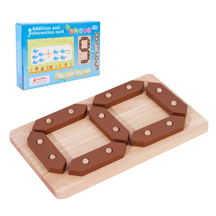 Early Education Puzzle Enlightenment Building Board, Addition and Subtraction Learning Blocks