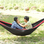 Outdoor Hammock Nylon Parachute Cloth Travel Camping Swing, Style: