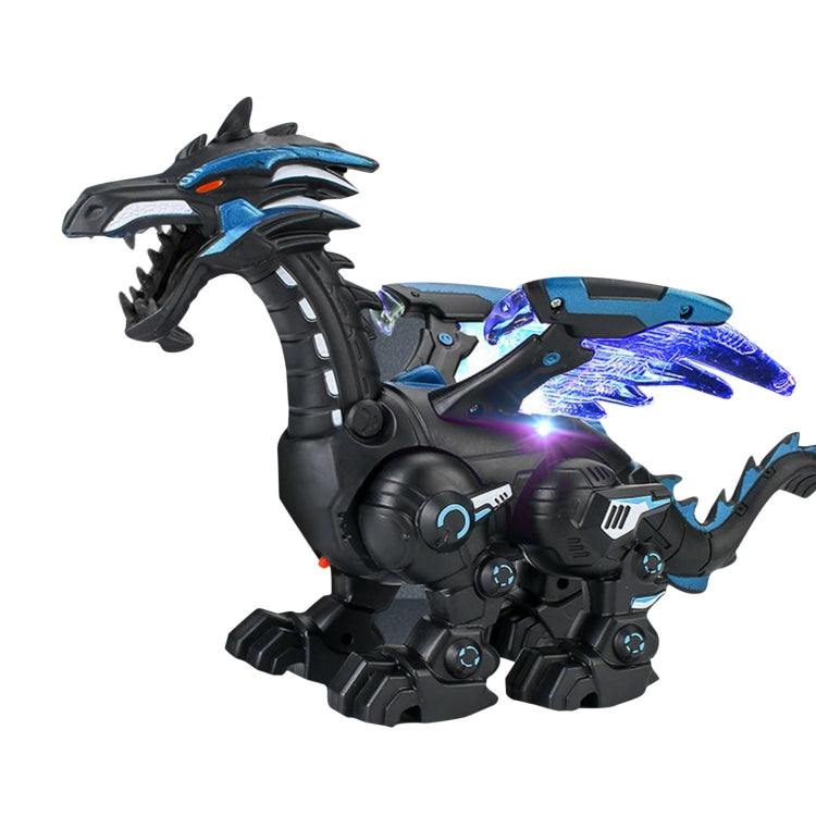 Electric Mechanical Dinosaur Toy Simulation Animal Toy Multifunctional Sound And Light Toy, Style: — No Spray-Gray