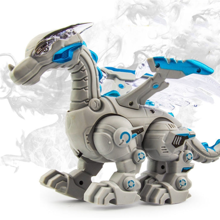 Electric Mechanical Dinosaur Toy Simulation Animal Toy Multifunctional Sound And Light Toy, Style: — No Spray-Green
