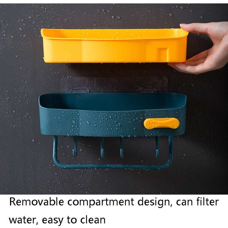 2 PCS Punch-Free Shelf Bathroom Suction Cup Storage Frame — view 7
