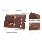 CONTACTS FAMILY CF2002 Retro Crazy Horse Texture Multifunctional Protective Cover Leather Case for iPad Pro 12.9 2020 / 2021 / 2018