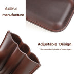 CF5003 Outdoor Travel Portable Cigar Humidor Leather Cigar Cover Can Hold 3 Cigars