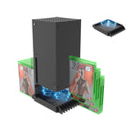 Multi-Function Cooling Base + Game Disc Storage For XBOX Series X Host, JYS X133