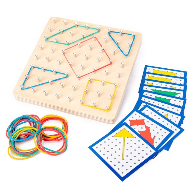 Space Imagination Graphic Cognition Kindergarten Early Education Puzzle Toys, Monsthetic Nail Board