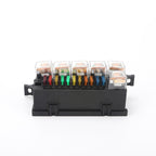 Car Modified 11-Way Fuse With 6-Way Relay Car Machine Cabin Link Inner Cassette Seat