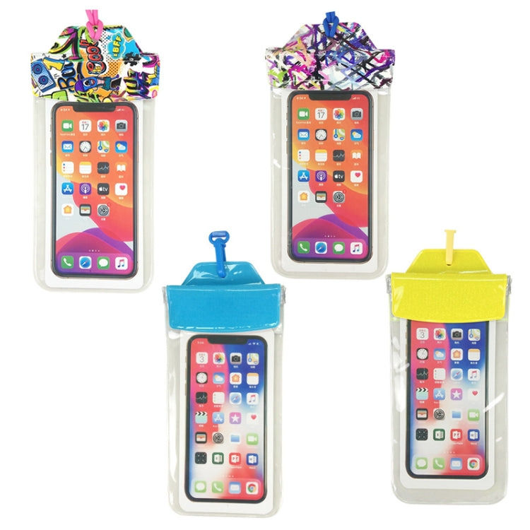 2 PCS PVC Waterproof Phone Bag Touch-Screen TPU Drifting Swimming Phone Waterproof Bag Random Color Delivery