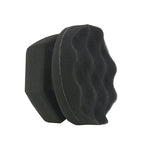 Hand-Grabbing Waves High Density Car Tire Wax Sponge Leather Wax Sponge, Specification: