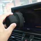 Hand-Grabbing Waves High Density Car Tire Wax Sponge Leather Wax Sponge, Specification: