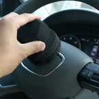 Hand-Grabbing Waves High Density Car Tire Wax Sponge Leather Wax Sponge, Specification: