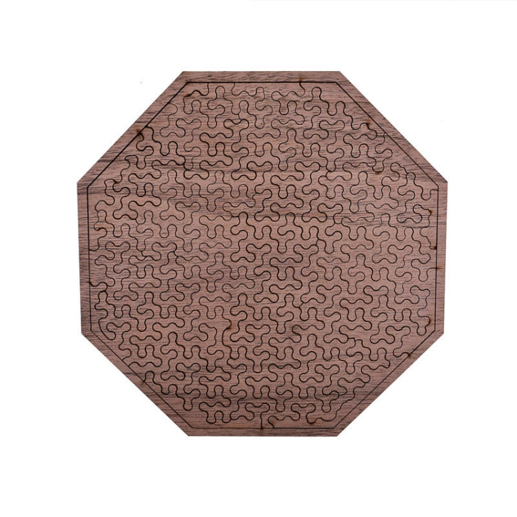 Wooden Adult High Difficulty Brain Burning Irregular Puzzle — Pink