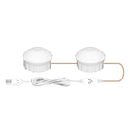 Mirror Front Light Dimmable Makeup Mirror USB Touch Control Light — 2 LEDs