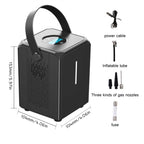 DC12V 120W Car Air Pump Wired Wireless Two-In-One Digital Air Pump