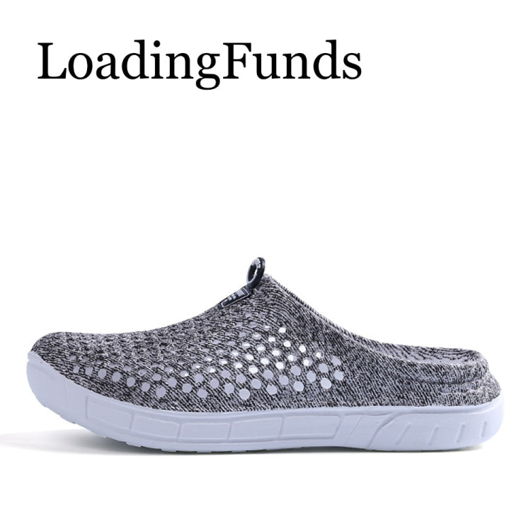 Hollow Hole Shoes Light and Breathable Home Half Slippers Beach Shoes for Women