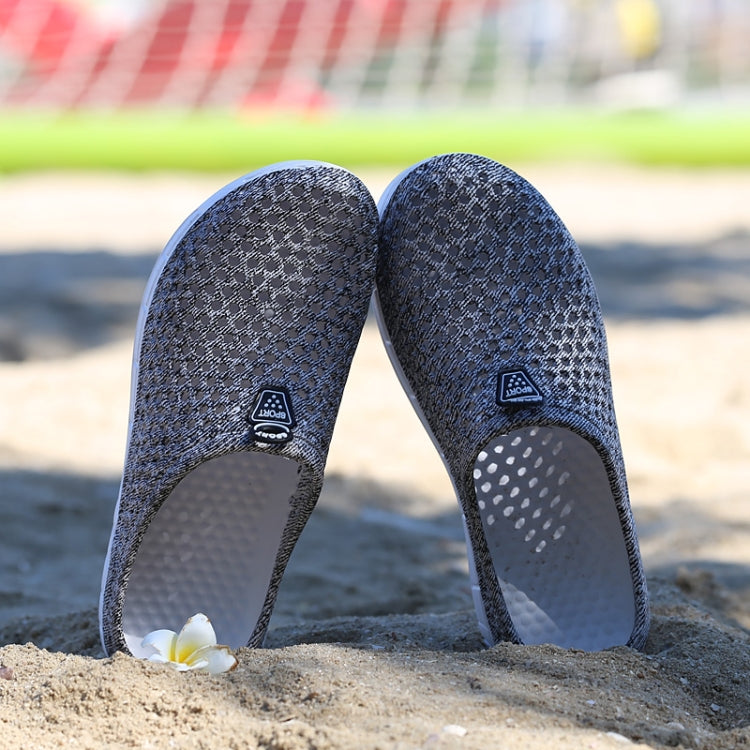 Hollow Hole Shoes Light and Breathable Home Half Slippers Beach Shoes for Women