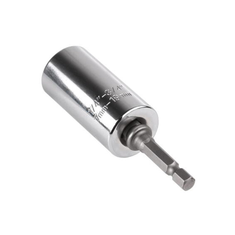 Universal Torque Wrench Head Set Socket Sleeve 7-19mm Power Drill Ratchet Bushing Spanner Key Magic Multi Hand Tools