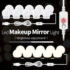 3 Color Temperature Mirror Front Lamp USB Simple Bathroom Makeup Light Bulbs — view 8
