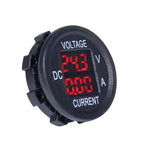 2 In 1 Modified Car Double Digital Voltage Current Table Measuring Instrument