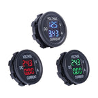 2 In 1 Modified Car Double Digital Voltage Current Table Measuring Instrument